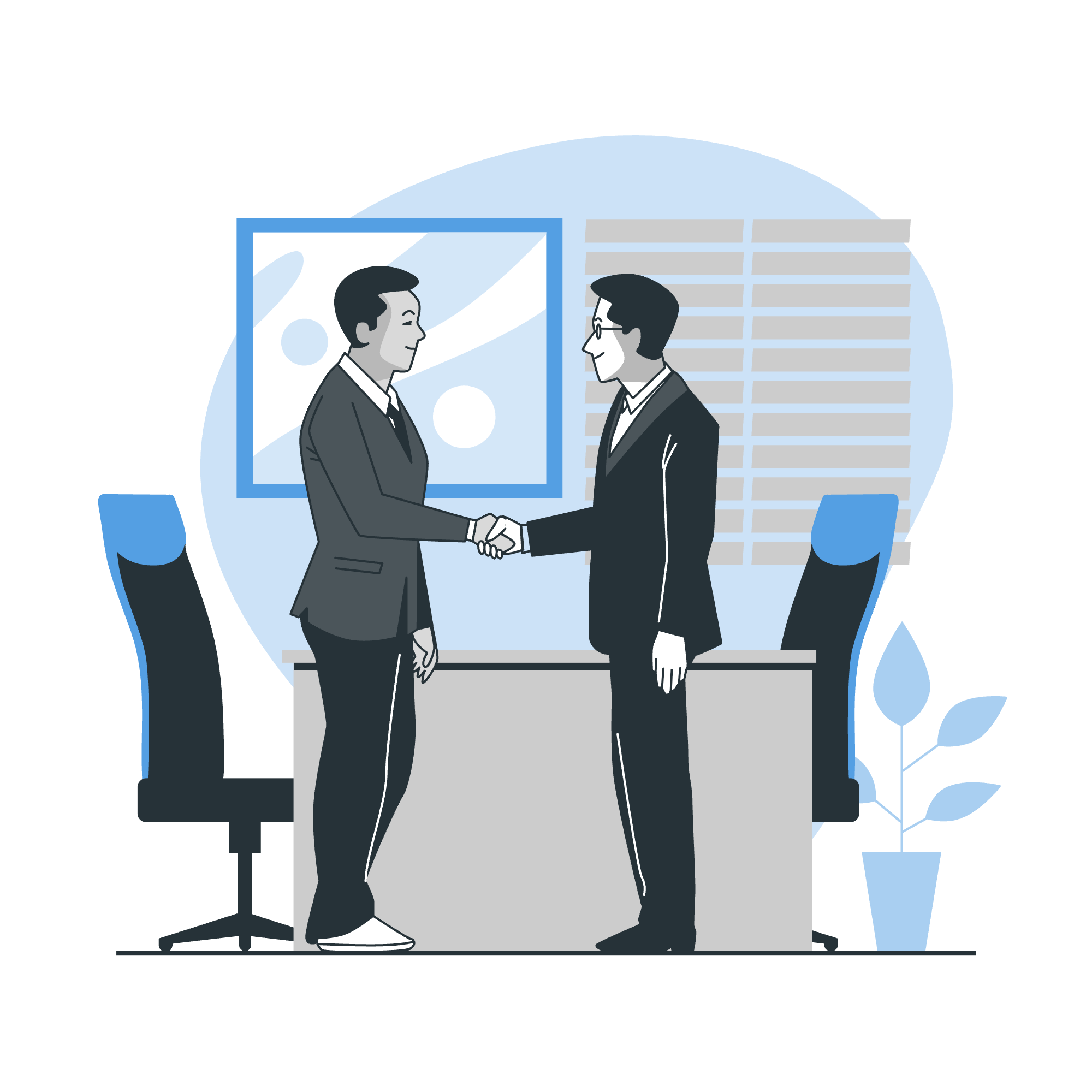 紹介型イラスト